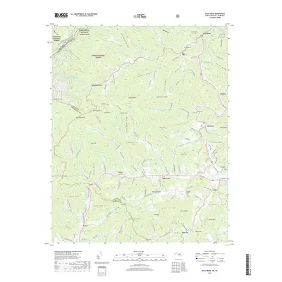 2019 Map of Bald Creek, 2019 Print