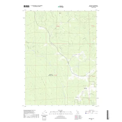 2018 Map of Bald Hills, 2018 Print