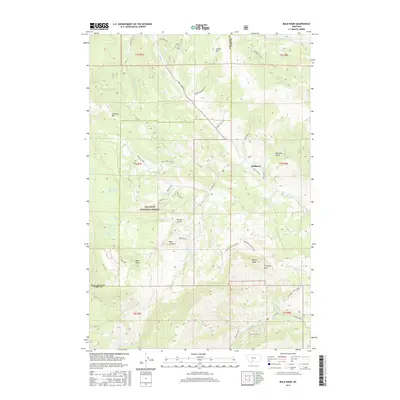2017 Map of Bald Knob, 2017 Print