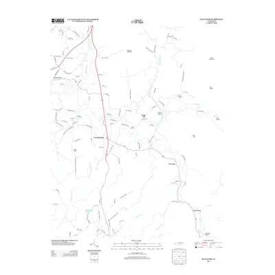 2013 Map of Bald Knob, 2013 Print