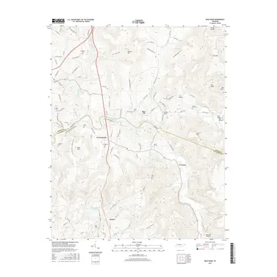 2016 Map of Bald Knob, 2016 Print