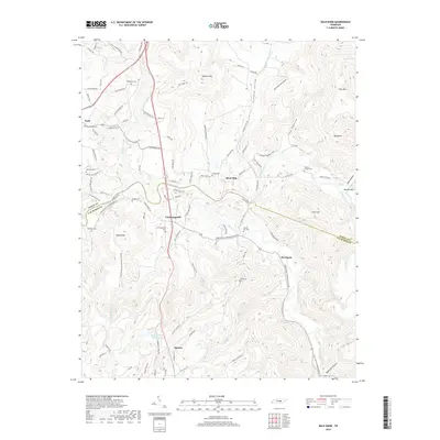 2019 Map of Bald Knob, 2019 Print