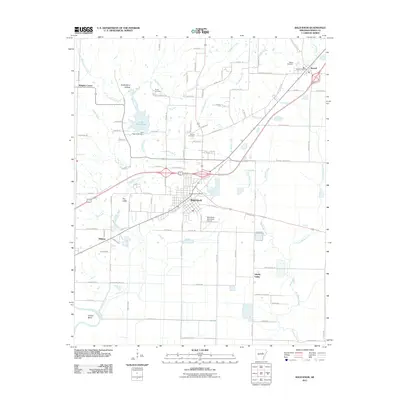 2011 Map of Bald Knob, 2011 Print