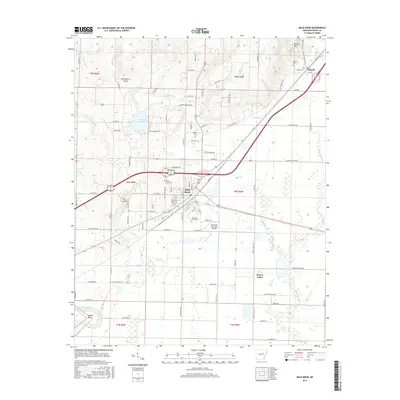 2017 Map of Bald Knob, 2017 Print