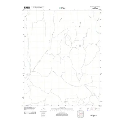 2011 Map of Bald Knoll, 2011 Print