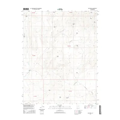 2017 Map of Bald Knoll, 2017 Print