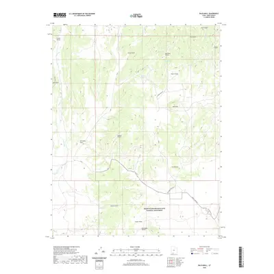 2020 Map of Bald Knoll, 2020 Print