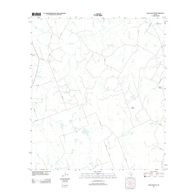 2013 Map of Bald Mound, 2013 Print