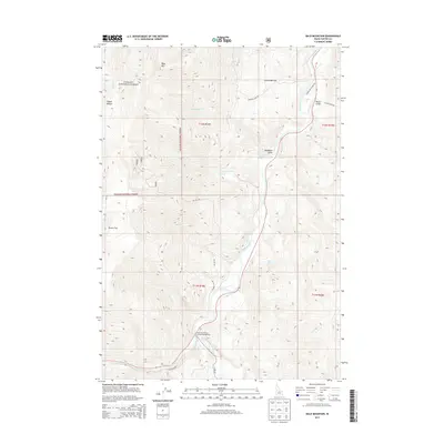2013 Map of Bald Mountain, 2013 Print