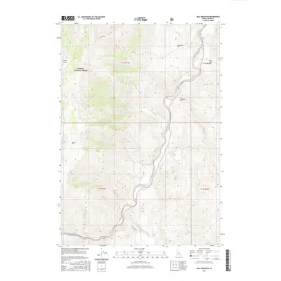 2017 Map of Bald Mountain, 2017 Print
