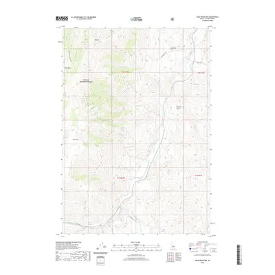 2020 Map of Bald Mountain, 2020 Print