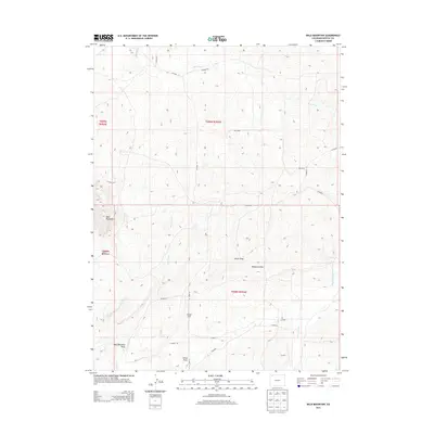 2013 Map of Bald Mountain, 2013 Print