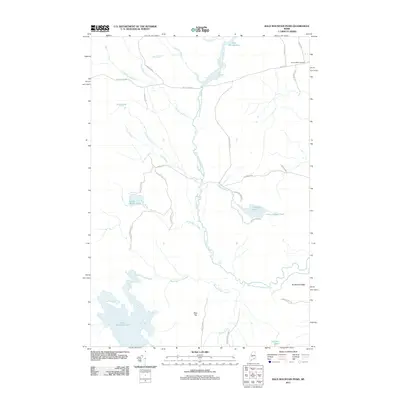 2011 Map of Bald Mountain Pond, 2011 Print