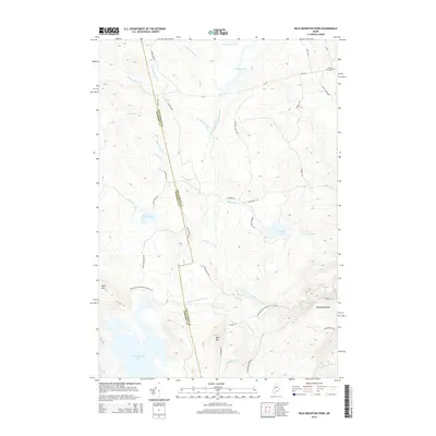 2014 Map of Bald Mountain Pond, 2014 Print