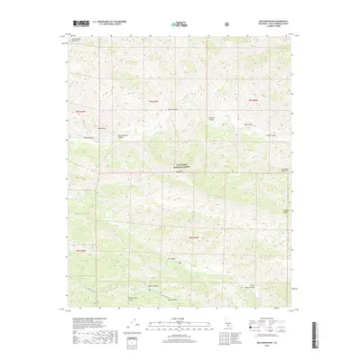 2018 Map of Bald Mountain, 2018 Print
