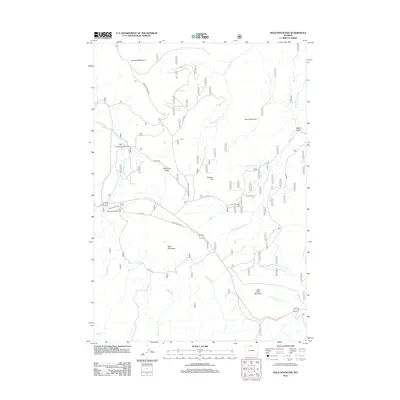 2012 Map of Bald Mountain, 2012 Print