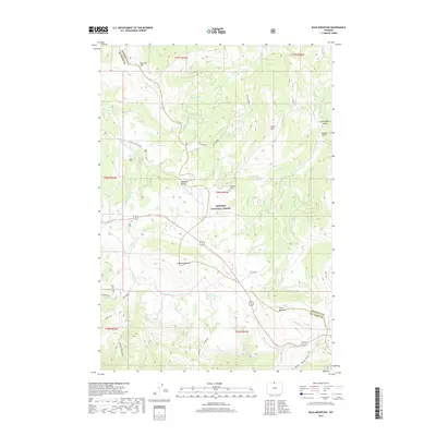 2017 Map of Bald Mountain, 2017 Print