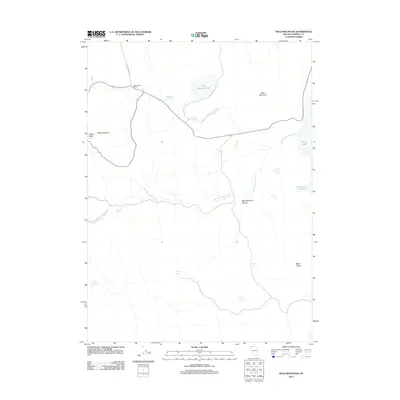 2011 Map of Bald Mountain, 2011 Print