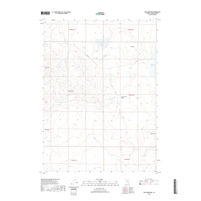 2018 Map of Bald Mountain, 2018 Print