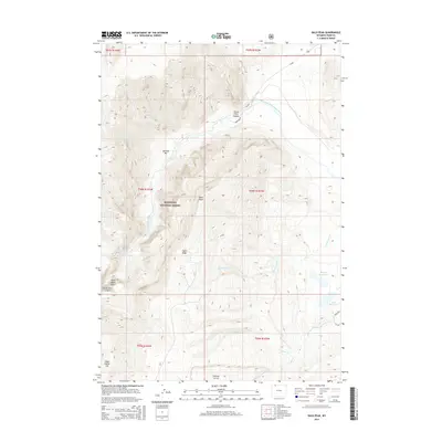 2015 Map of Bald Peak, 2015 Print
