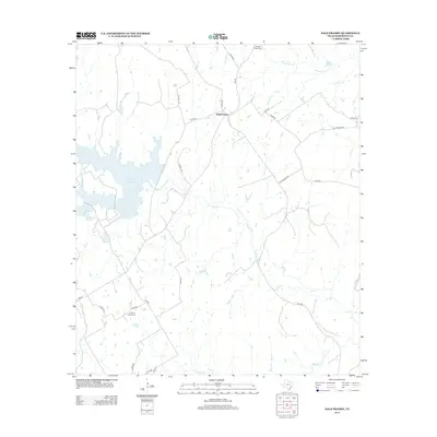 2013 Map of Bald Prairie, 2013 Print