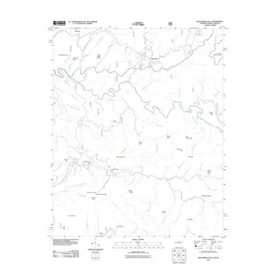 2011 Map of Bald River Falls, 2011 Print