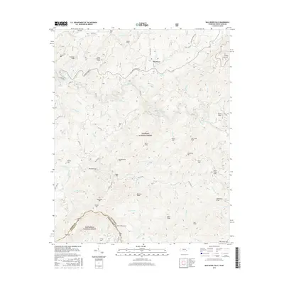 2016 Map of Bald River Falls, 2016 Print