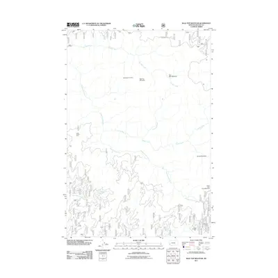 2011 Map of Bald Top Mountain, 2011 Print