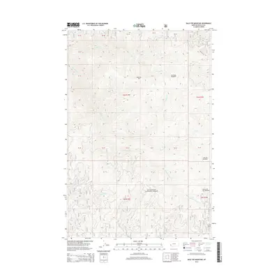 2014 Map of Bald Top Mountain, 2014 Print