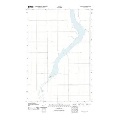 2011 Map of Baldhill Dam, 2011 Print