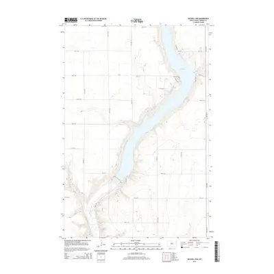 2014 Map of Baldhill Dam, 2014 Print