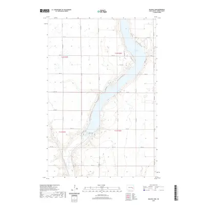 2020 Map of Baldhill Dam, 2020 Print