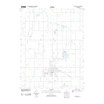 2009 Map of Baldwin City, 2009 Print