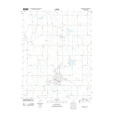 2012 Map of Baldwin City, 2012 Print