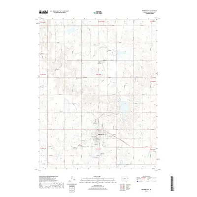 2018 Map of Baldwin City, 2018 Print