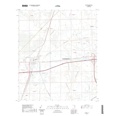 2021 Map of Baldwin, 2021 Print
