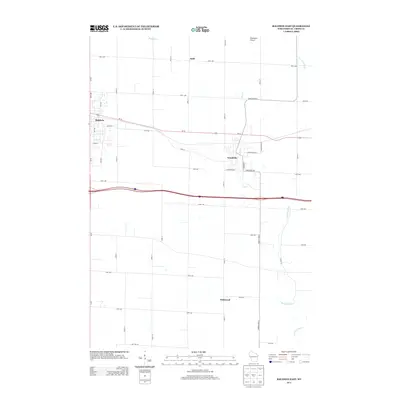 2013 Map of Baldwin East, 2013 Print