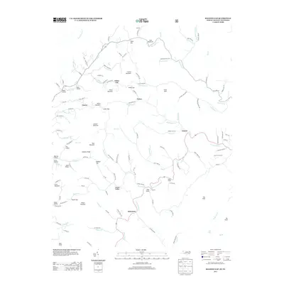 2013 Map of Baldwin Gap, 2013 Print