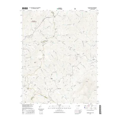 2016 Map of Baldwin Gap, 2016 Print
