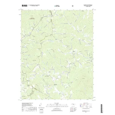 2019 Map of Baldwin Gap, 2019 Print