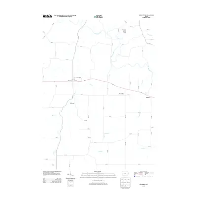 2013 Map of Baldwin, 2013 Print