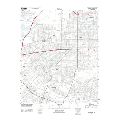 2012 Map of Baldwin Park, 2012 Print
