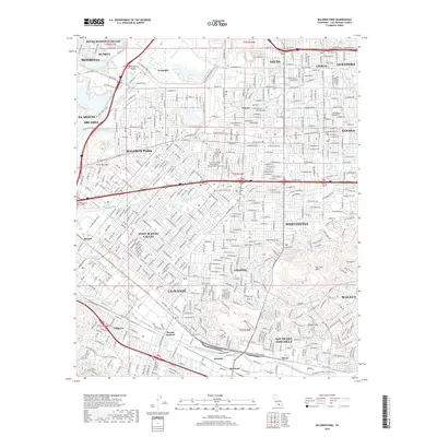 2018 Map of Baldwin Park, 2018 Print