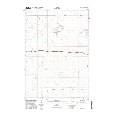2015 Map of Baldwin West, 2015 Print