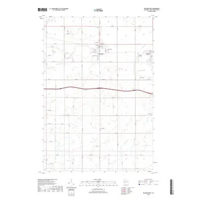 2018 Map of Baldwin West, 2018 Print