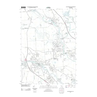 2013 Map of Baldwinsville, 2013 Print