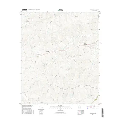 2017 Map of Baldwinville, 2017 Print
