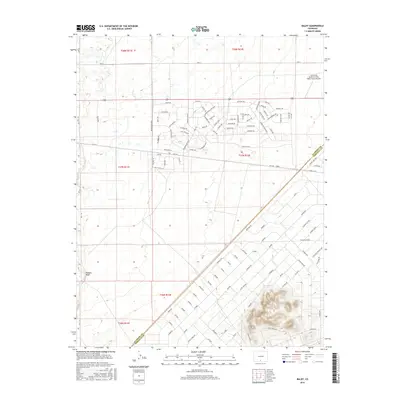 2016 Map of Baldy, 2016 Print