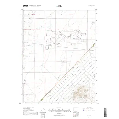 2019 Map of Baldy, 2019 Print