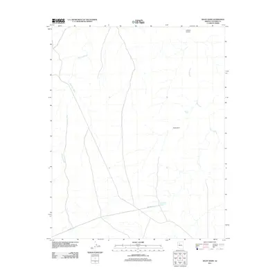 2011 Map of Baldy Basin, 2011 Print